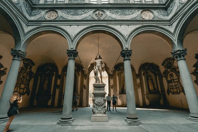 ancient cathedral in florence italy